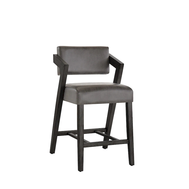 Tabourets de bar en placage de bois