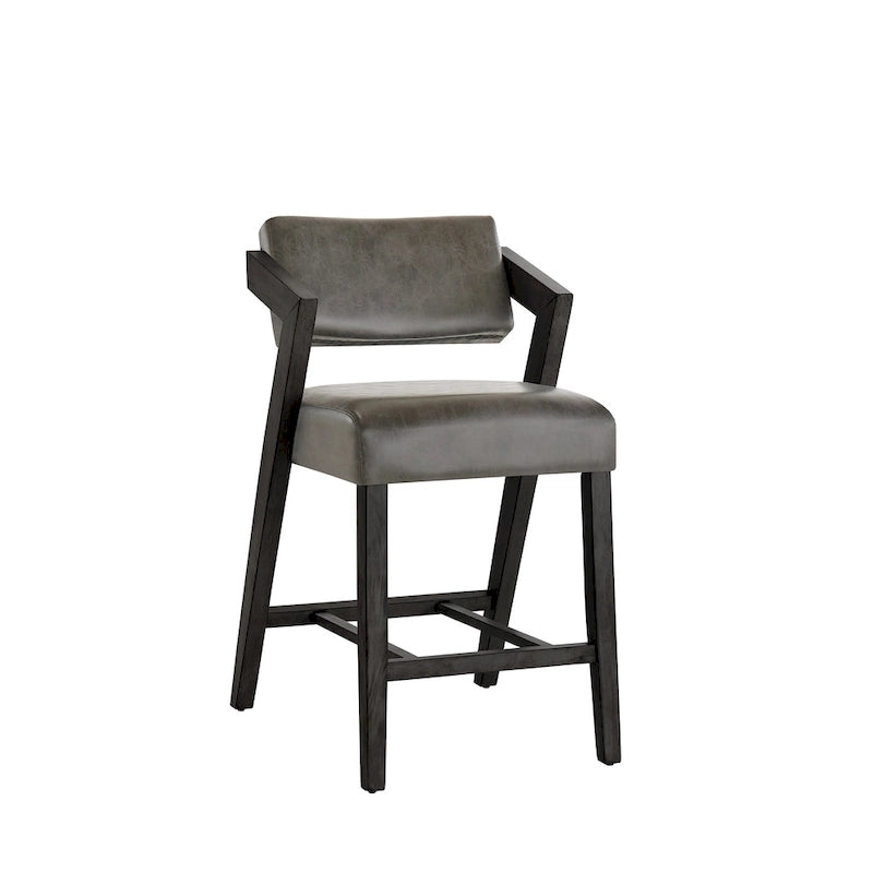 Tabourets de bar en placage de bois