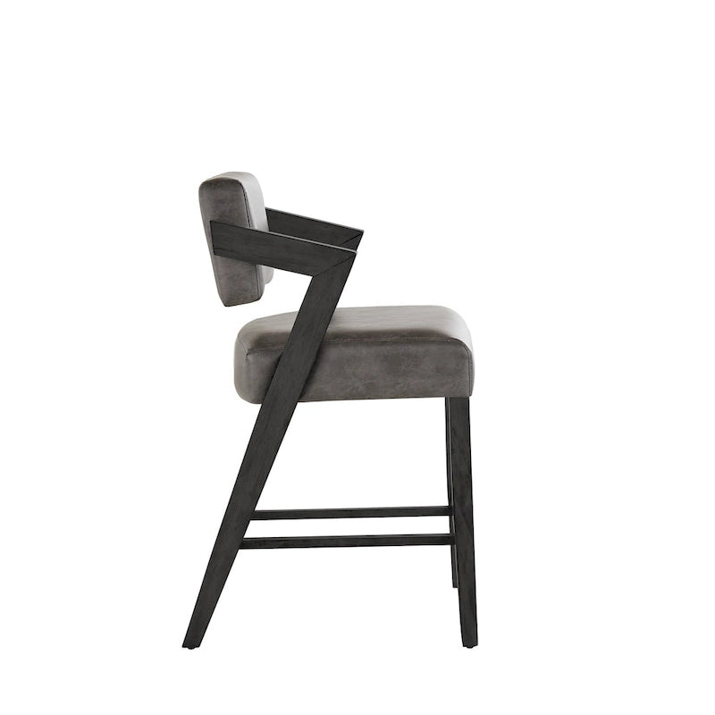 Tabourets de bar en placage de bois