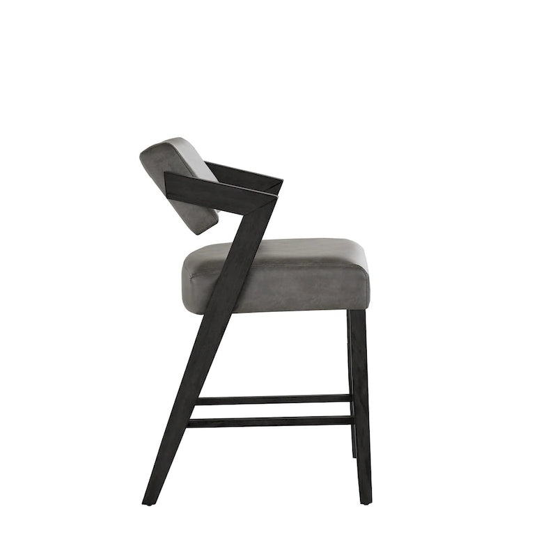 Tabourets de bar en placage de bois