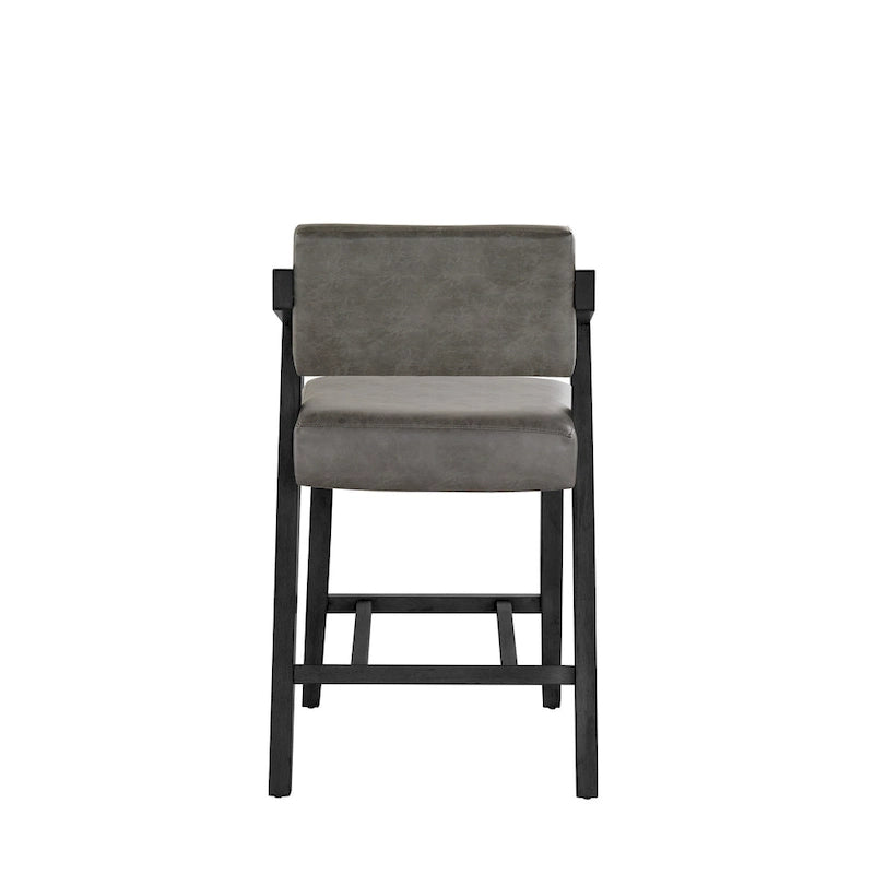 Tabourets de bar en placage de bois