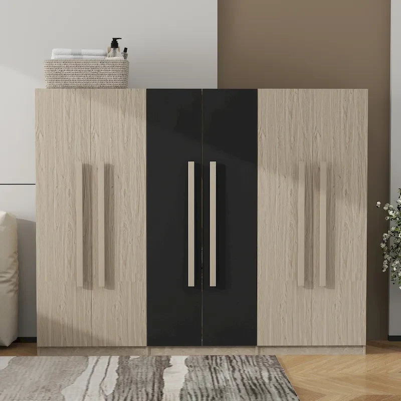 Armoire en bois avec tiroirs de rangement pour chambre à coucher