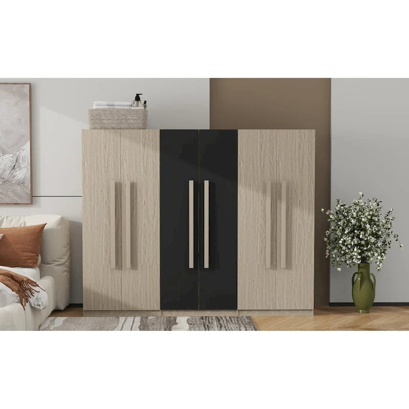 Armoire en bois avec tiroirs de rangement pour chambre à coucher