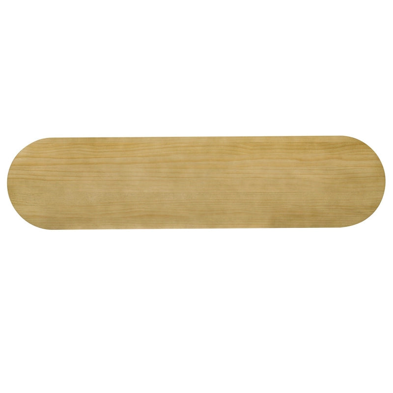 Console incurvée, table d'appoint de canapé longue, table d'entrée étroite