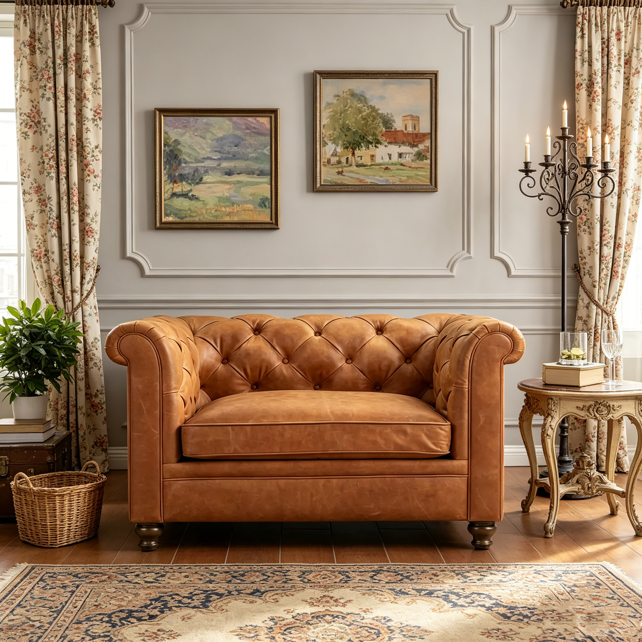 Chaise longue – Cuir véritable italien