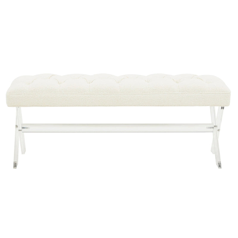 Banc touffeté en acrylique
