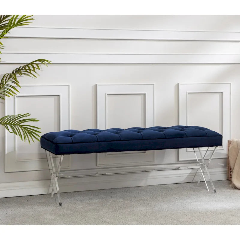 Banc touffeté en acrylique