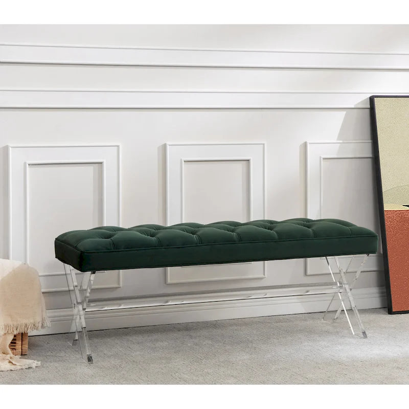 Banc touffeté en acrylique