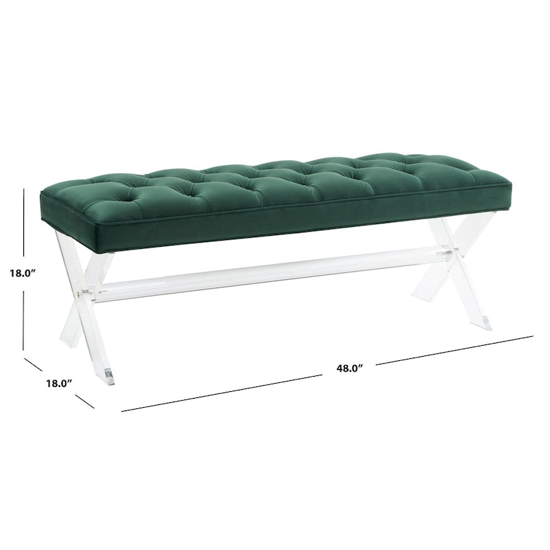 Banc touffeté en acrylique