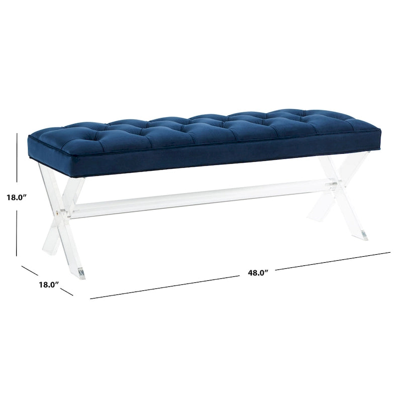 Banc touffeté en acrylique