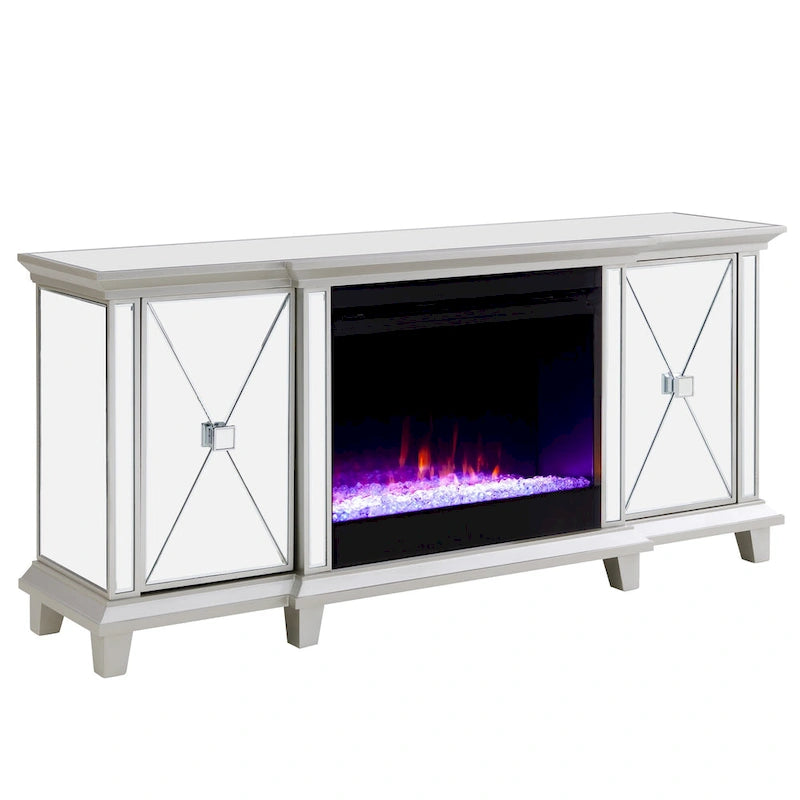 Meuble TV miroir