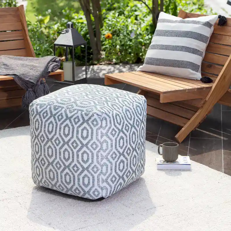 Pouf carré d'intérieur/extérieur