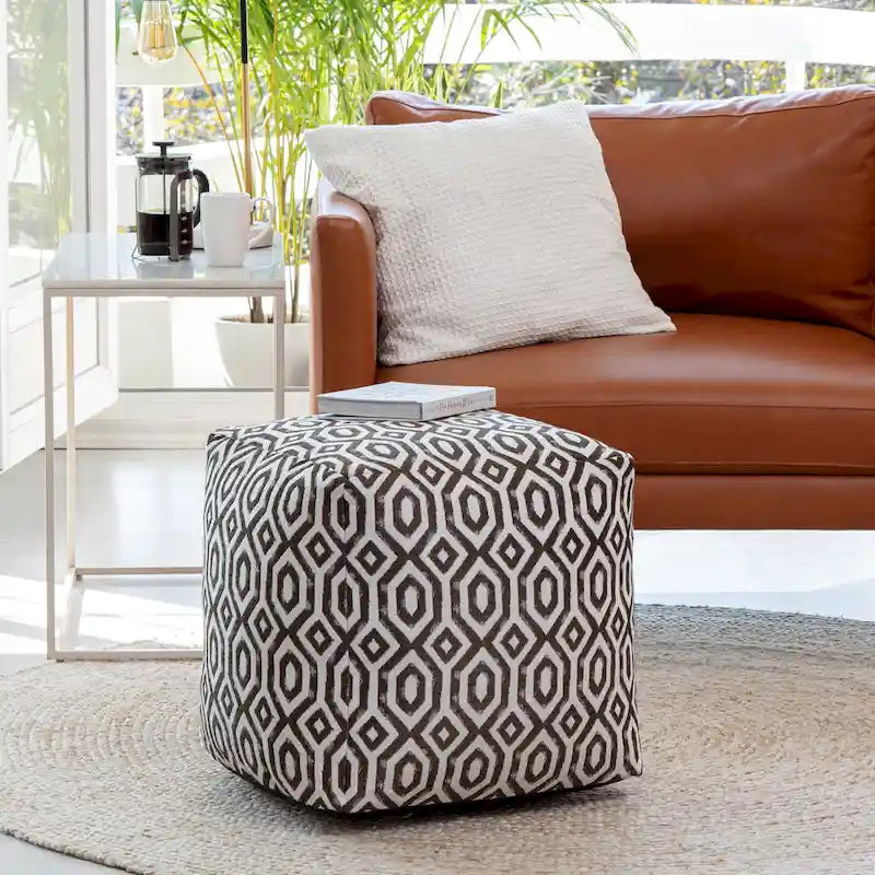 Pouf carré d'intérieur/extérieur