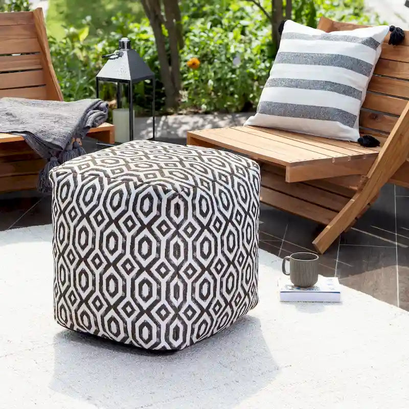 Pouf carré d'intérieur/extérieur