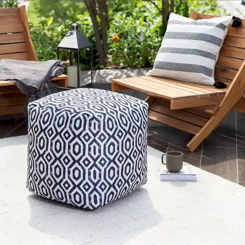 Pouf carré d'intérieur/extérieur