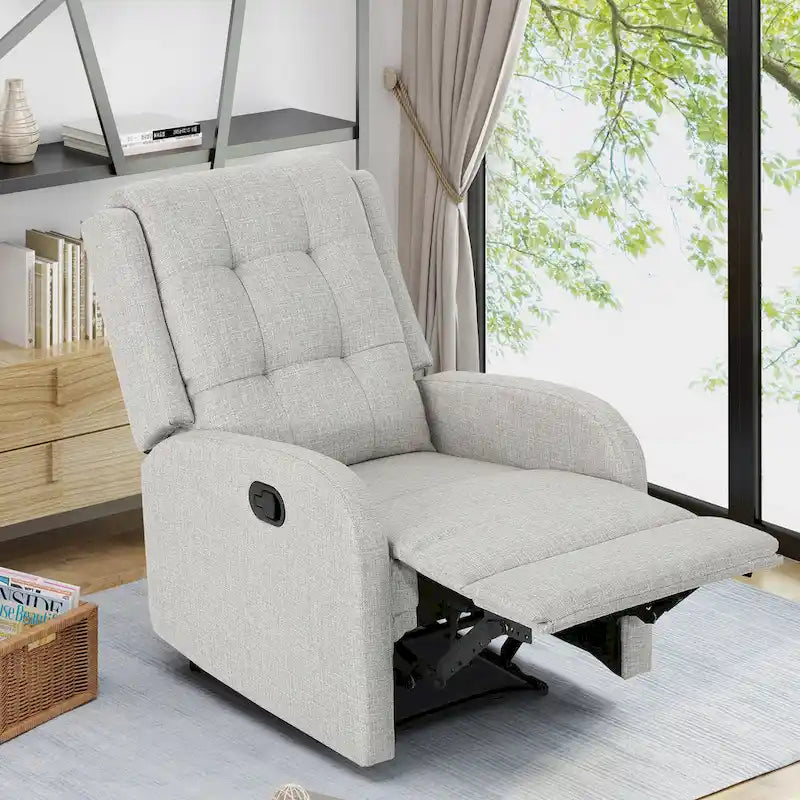 Fauteuil inclinable tapissé traditionnel par