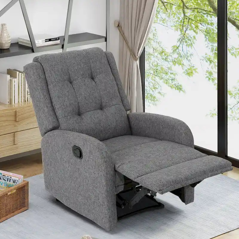Fauteuil inclinable tapissé traditionnel par