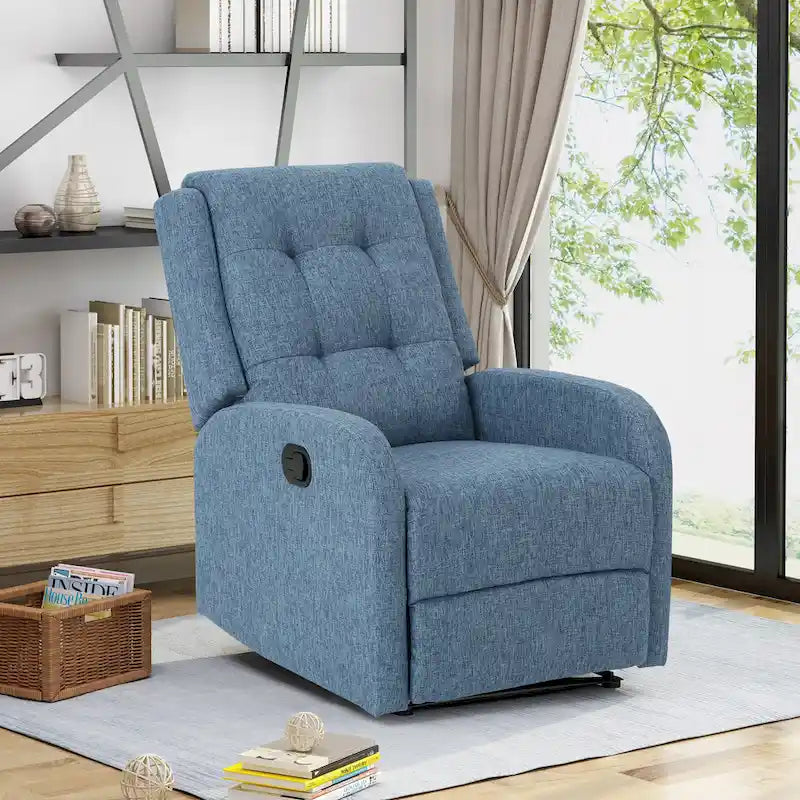 Fauteuil inclinable tapissé traditionnel par