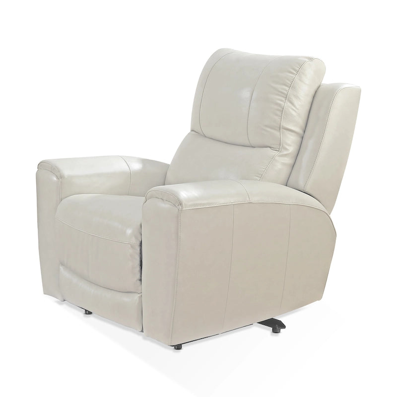 Fauteuil inclinable électrique en cuir pleine fleur