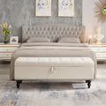 Banc de lit avec rangement