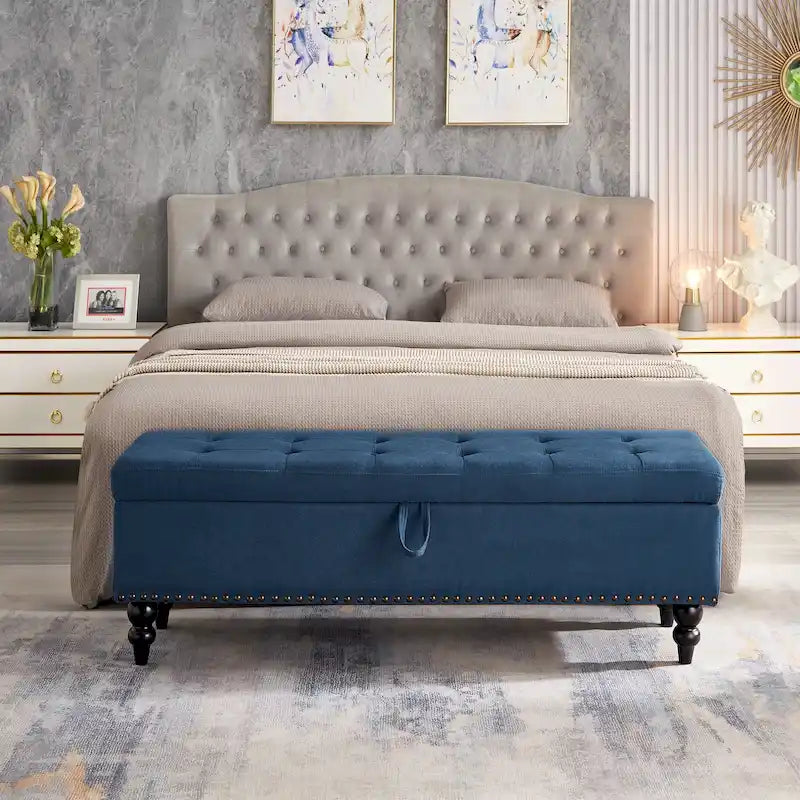 Banc de lit avec rangement