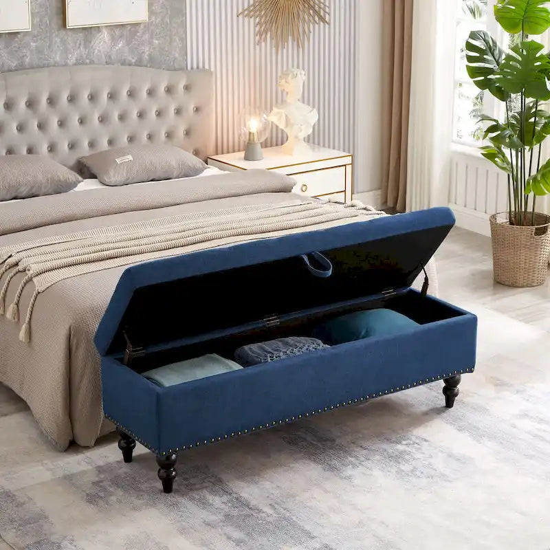 Banc de lit avec rangement