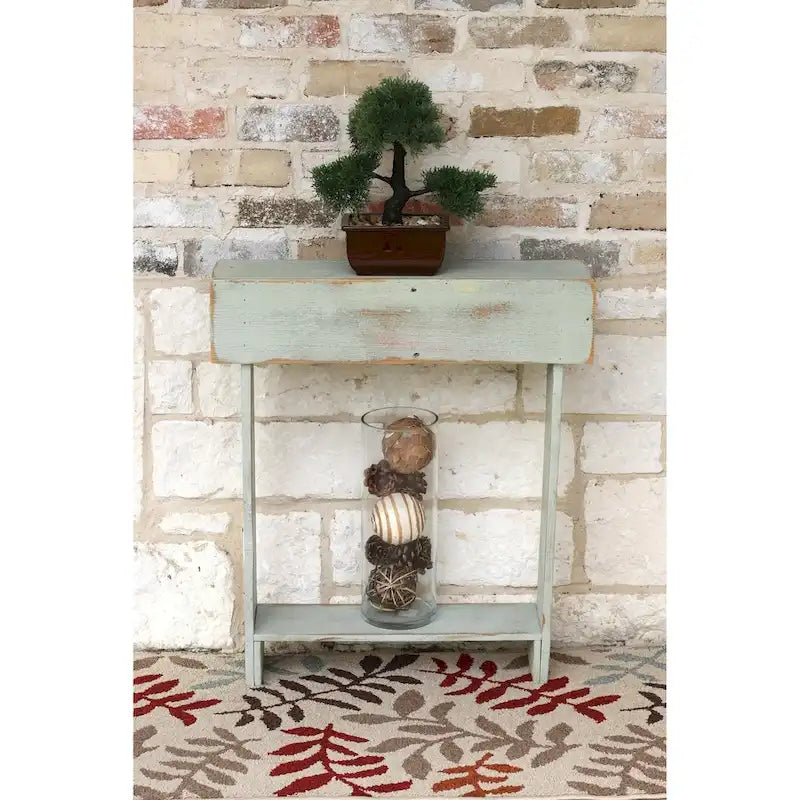 Table murale étroite rustique