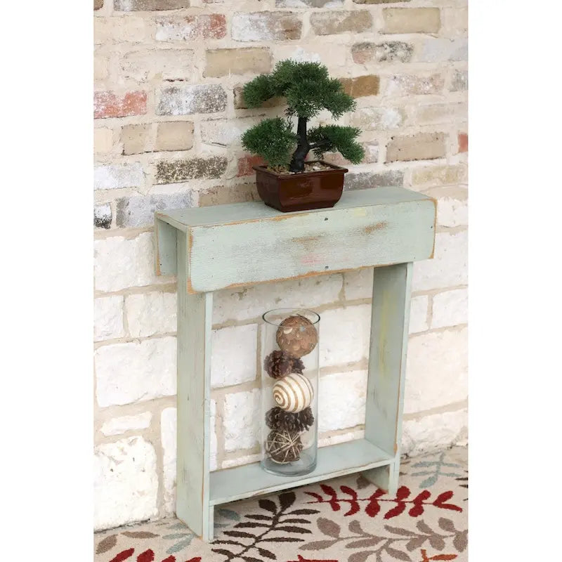 Table murale étroite rustique