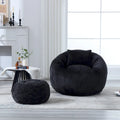 Pouf rond confortable en chenille