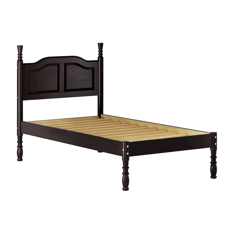 Lit plateforme 100 % en bois massif