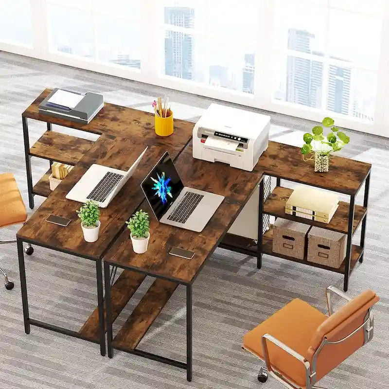 Bureau en L, Bureau d'angle en L
