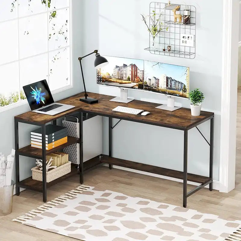 Bureau en L, Bureau d'angle en L