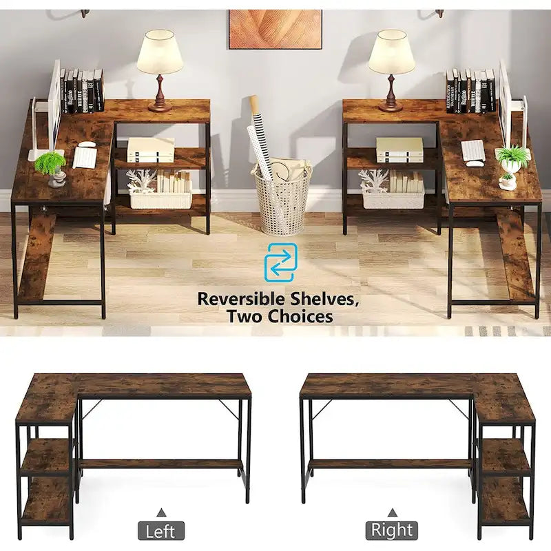 Bureau en L, Bureau d'angle en L