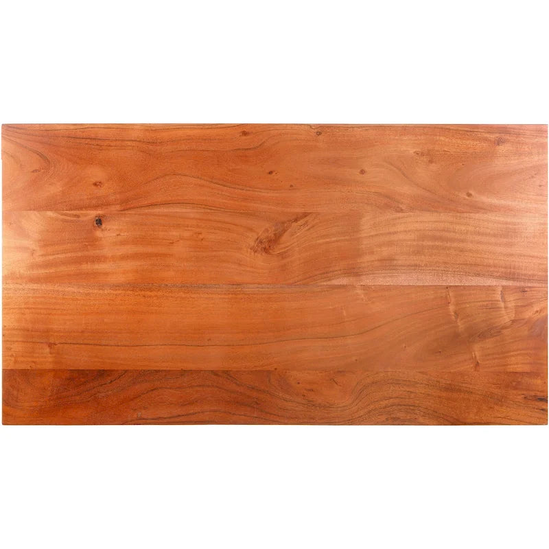 Table basse angulaire en bois