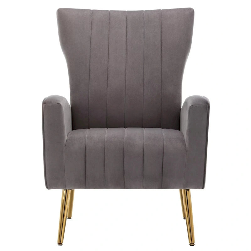 Fauteuil douillet en velours Fauteuil confortable