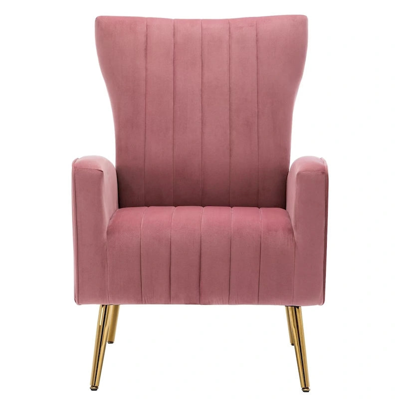 Fauteuil douillet en velours Fauteuil confortable