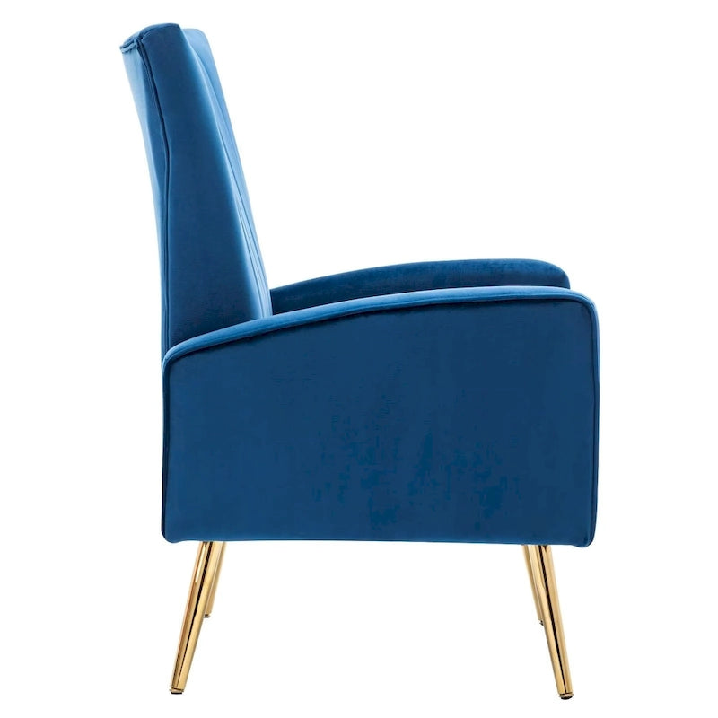 Fauteuil douillet en velours Fauteuil confortable