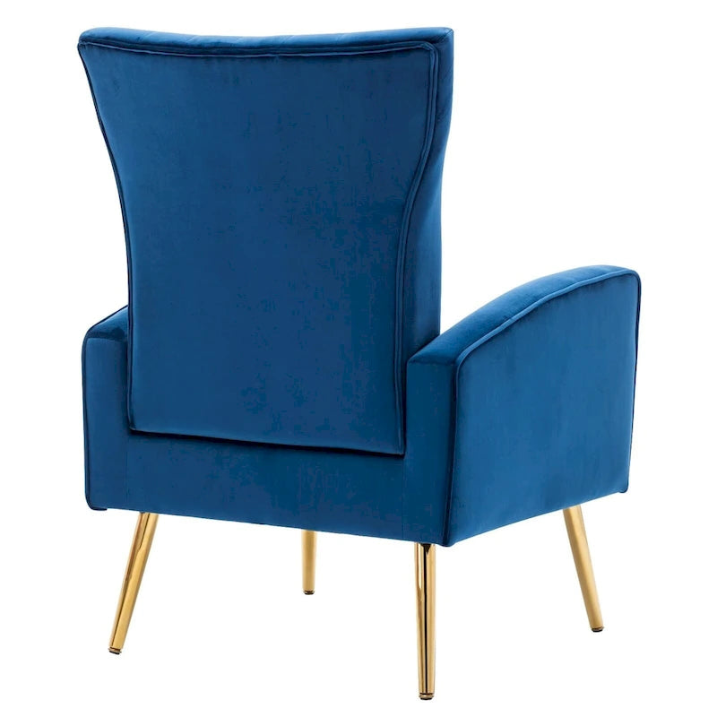 Fauteuil douillet en velours Fauteuil confortable