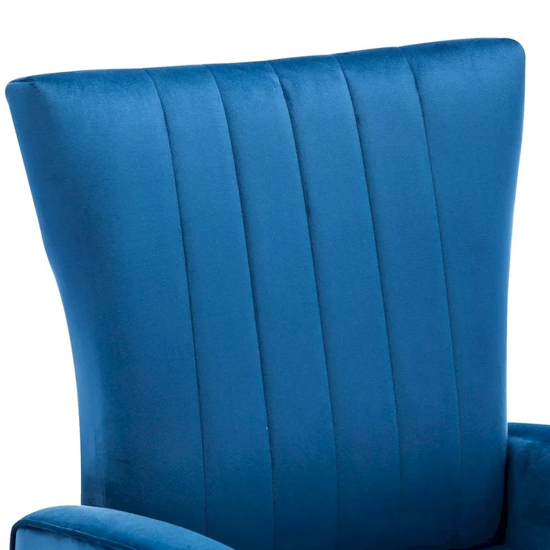Fauteuil douillet en velours Fauteuil confortable
