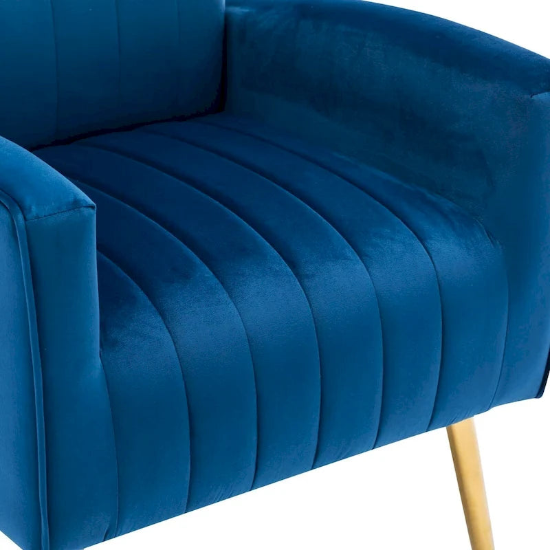 Fauteuil douillet en velours Fauteuil confortable