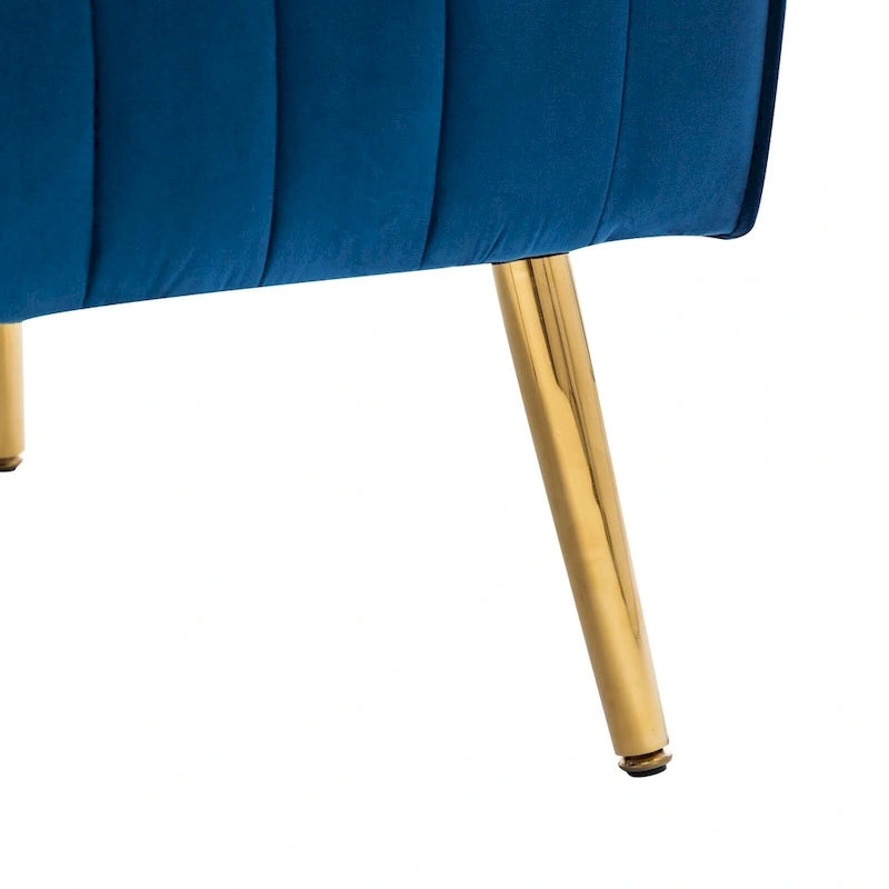 Fauteuil douillet en velours Fauteuil confortable