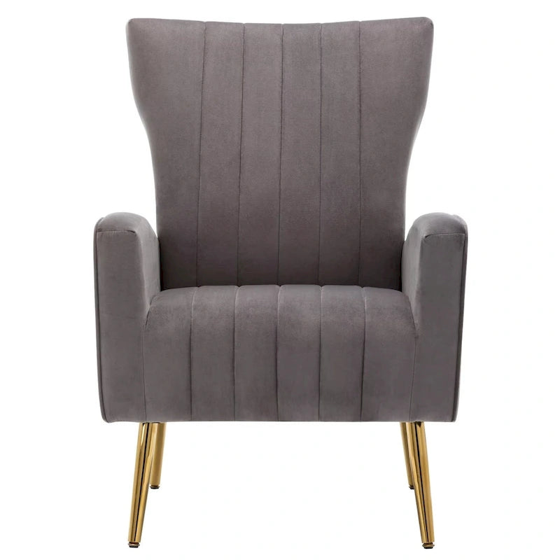 Fauteuil douillet en velours Fauteuil confortable