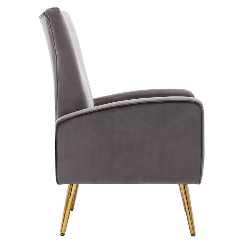 Fauteuil douillet en velours Fauteuil confortable