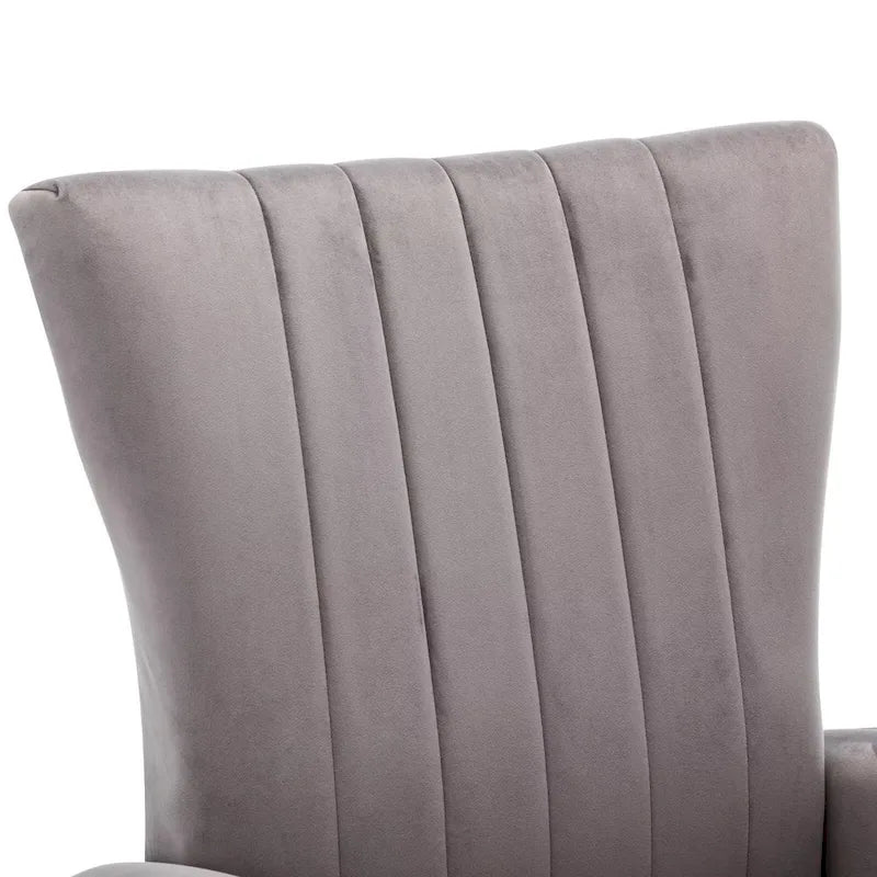 Fauteuil douillet en velours Fauteuil confortable