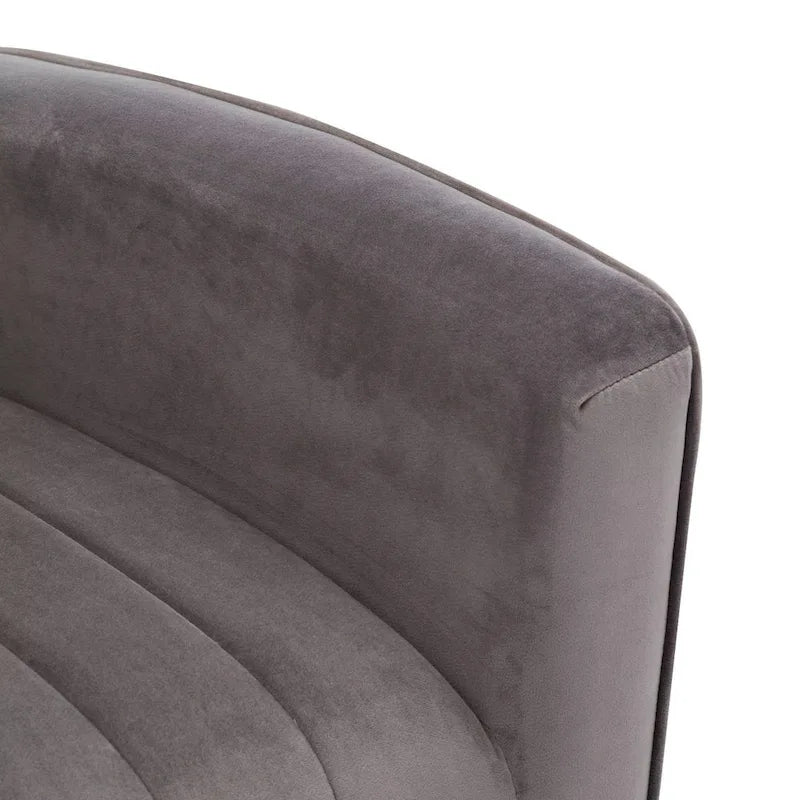 Fauteuil douillet en velours Fauteuil confortable