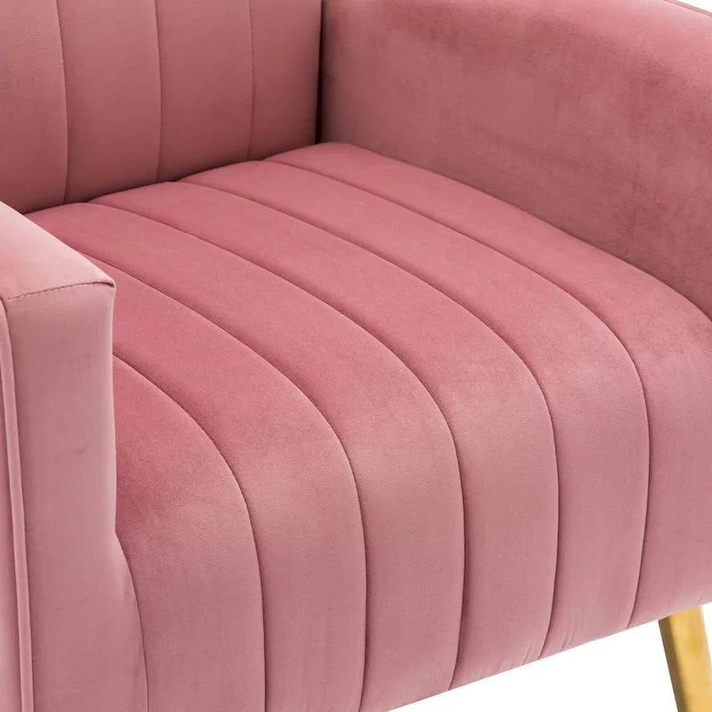 Fauteuil douillet en velours Fauteuil confortable