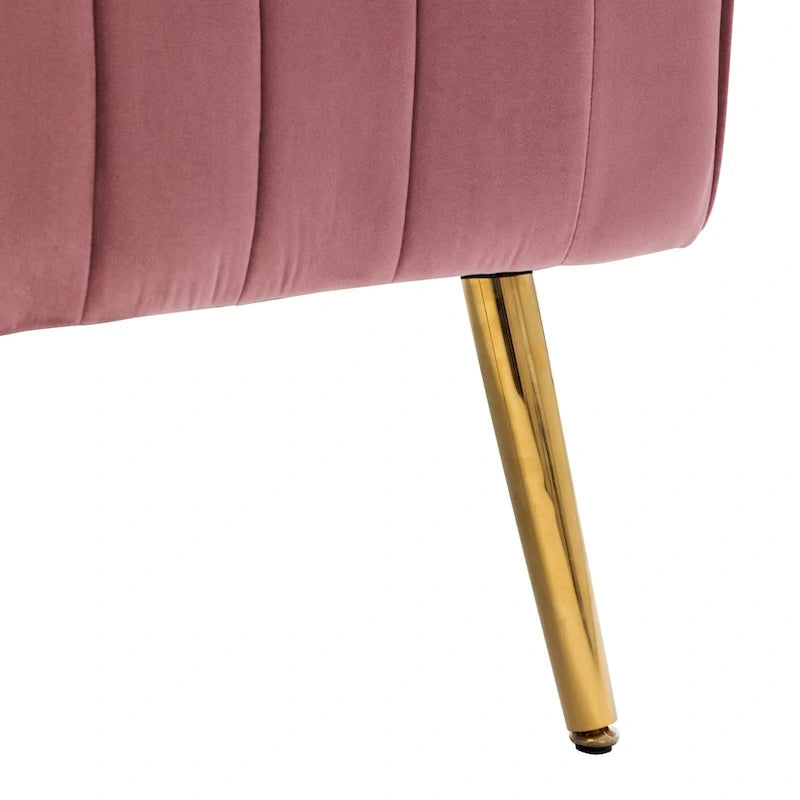 Fauteuil douillet en velours Fauteuil confortable