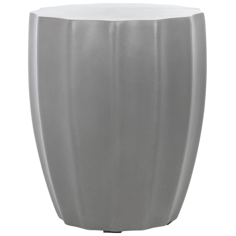 Table d'appoint en béton pour intérieur/extérieur