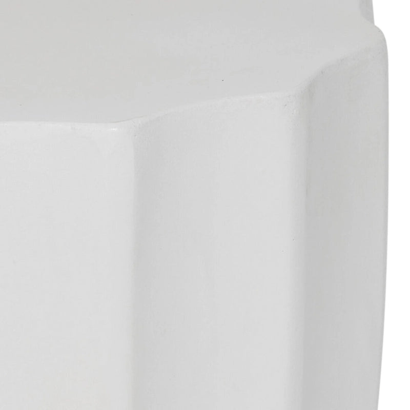 Table d'appoint en béton pour intérieur/extérieur