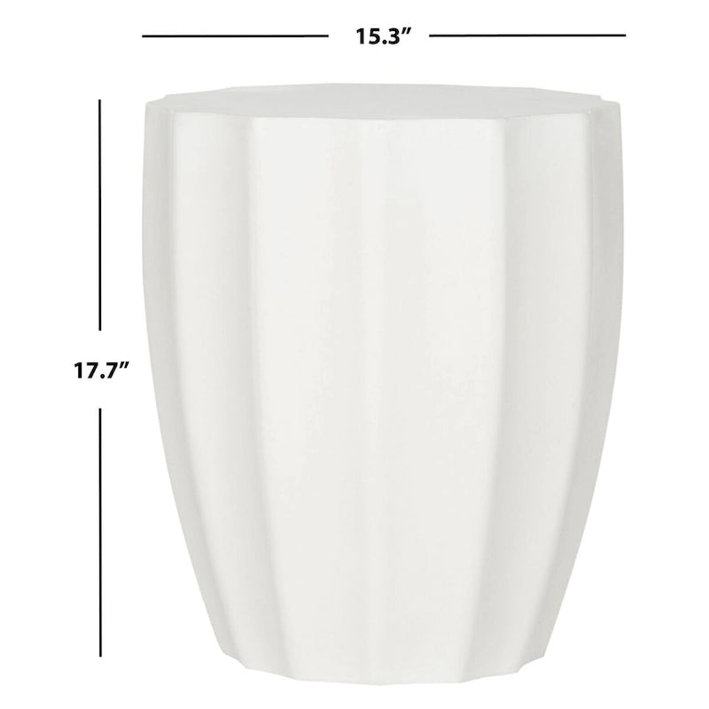 Table d'appoint en béton pour intérieur/extérieur